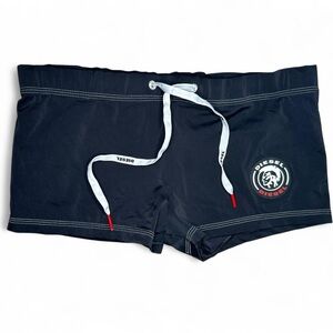 Archival Diesel Men’s Black Swim Shorts Stretch Eurofit Small